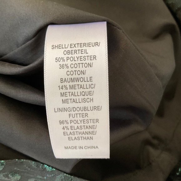 Aiden by Aiden Maddox dark green dress - Picture 4 of 4